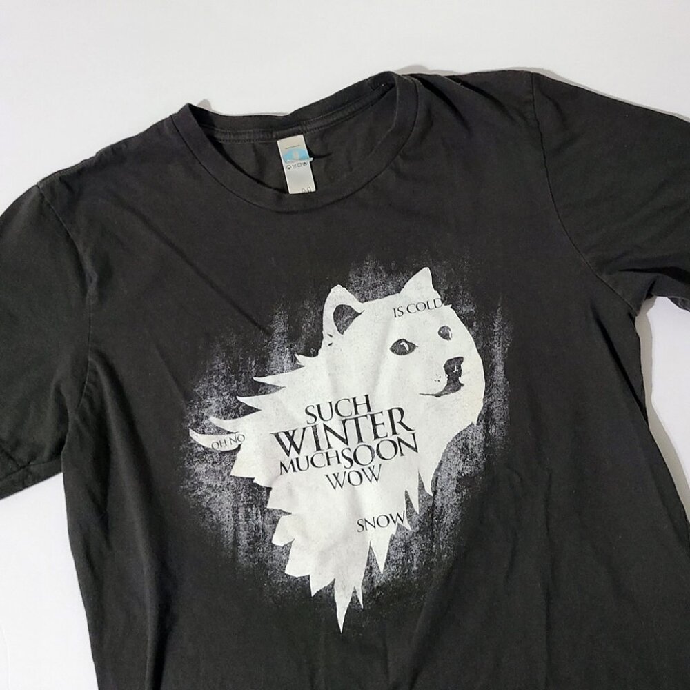 So Games Much Thrones Wow Graphic T-Shirt Size M
